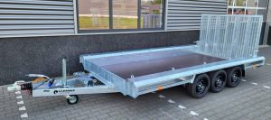 Maskintrailer Model MA354818 3 aksler 1800 kg Vlemmix